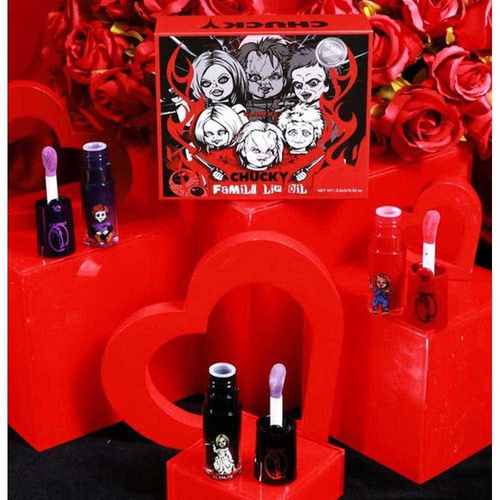 Glamlite Child's Play - Chucky "Family Lip Oil" Set Huile pour les lèvres - Multicolore